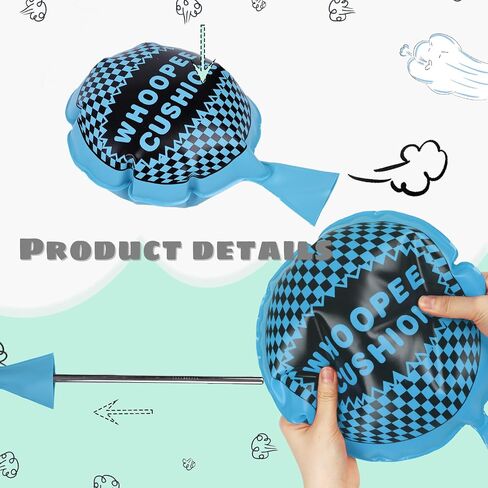 POPLAY 3 Packs Whoopee Cushions, Fart Prank for Novelty Party Favors Kids and Adults Fart Pillow Novelty Gifts in Saudi Arabia
