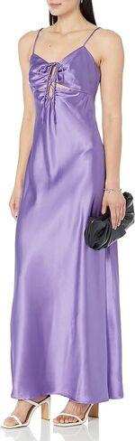 The Drop Women's Shelby Tie-Up Cutout Slip Dress in Saudi Arabia