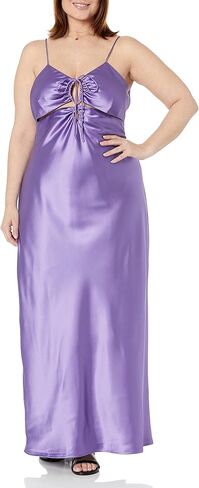 The Drop Women's Shelby Tie-Up Cutout Slip Dress in Saudi Arabia