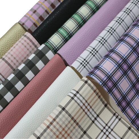 12 قطعة/مجموعة من صفائح الجلد الصناعي ذات الألوان الصلبة والمنقوشة، مجموعة حزمة من الجلد المنقوش بملمس محبب مقاس 8 بوصة × 12 بوصة مقاس A4 مطبوعة بألوان مختلطة من الجلد الصناعي لأقواس القرط لصنع الحرف اليدوية in Kuwait