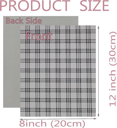 12 قطعة/مجموعة من صفائح الجلد الصناعي ذات الألوان الصلبة والمنقوشة، مجموعة حزمة من الجلد المنقوش بملمس محبب مقاس 8 بوصة × 12 بوصة مقاس A4 مطبوعة بألوان مختلطة من الجلد الصناعي لأقواس القرط لصنع الحرف اليدوية in Kuwait