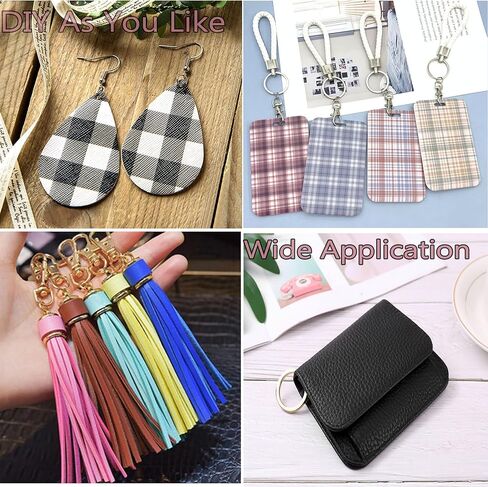 12 قطعة/مجموعة من صفائح الجلد الصناعي ذات الألوان الصلبة والمنقوشة، مجموعة حزمة من الجلد المنقوش بملمس محبب مقاس 8 بوصة × 12 بوصة مقاس A4 مطبوعة بألوان مختلطة من الجلد الصناعي لأقواس القرط لصنع الحرف اليدوية in Kuwait