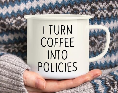 Retreez I Turn Coffee Into Policies Insurance Agent 16 أونصة من الفولاذ المقاوم للصدأ معدن من الفولاذ المقاوم للصدأ للتخييم في المخيمات - هدية عيد ميلاد ملهمة ساخرة مضحكة لصديق زميل العمل sis Bro Da Mom in Saudi Arabia