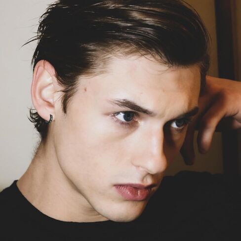 أقراط هوب S925 من الفضة الإسترليني للرجال أقراط فايكنغ سوداء رائعة مجوهرات رجالية للرجال والنساء والأولاد in Kuwait