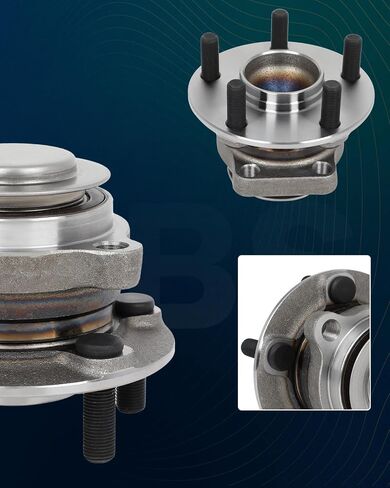 محمل العجلة والمحور من SCITOO يحل محل BR930880 الأمامي المناسب لـ Scion FR-S 2013-2016، لـ Subaru BRZ 2013-2016، لتويوتا 86 2017 مجموعة محور العجلة 5 عروات غير ABS [قطعة واحدة] in Saudi Arabia