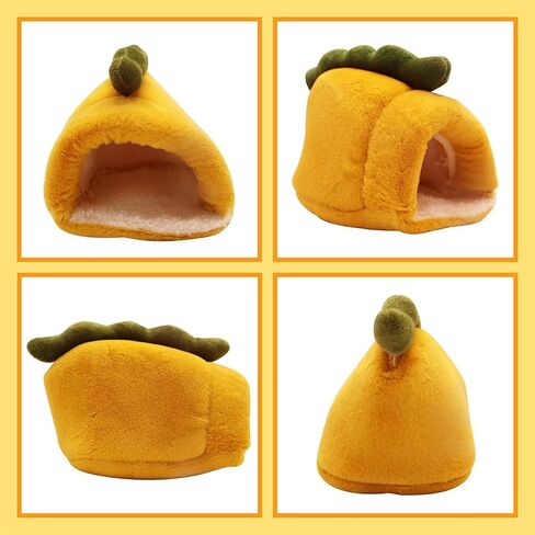 Guinea Pig Bed Hideout Warm Fleece Cuddle Cup Washable Cage Accessories Winter Sleeping House for Small Pet/Ferret/Chinchilla/Hedgehog in Saudi Arabia