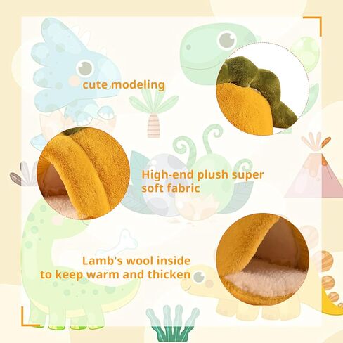 Guinea Pig Bed Hideout Warm Fleece Cuddle Cup Washable Cage Accessories Winter Sleeping House for Small Pet/Ferret/Chinchilla/Hedgehog in Saudi Arabia