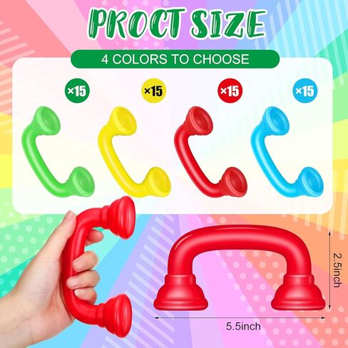 Sumind 60 Pcs Reading Phones Bulk 4 Colors Red Yellow Blue Green Hear Myself Phones Auditory Feedback Mobile Speech Therapy Supplies for Kids Classroom Fluency Pronunciation Teaching in Saudi Arabia
