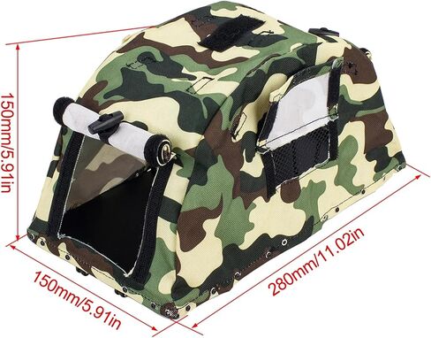 AMK RC Simulated Luggage Rack Roof Tent, RC Crawler Car roof Decoration, RC Crawler Decorative Accessories, for 1/8 1/10 Crawler Car Axial SCX10 RC4WD TRX4 Tamiya CC01 LC80 Body Accessories in Saudi Arabia