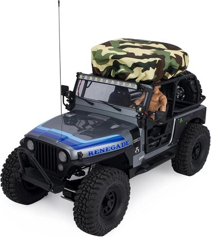 AMK RC Simulated Luggage Rack Roof Tent, RC Crawler Car roof Decoration, RC Crawler Decorative Accessories, for 1/8 1/10 Crawler Car Axial SCX10 RC4WD TRX4 Tamiya CC01 LC80 Body Accessories in Saudi Arabia