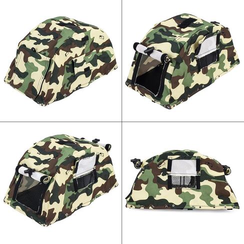 AMK RC Simulated Luggage Rack Roof Tent, RC Crawler Car roof Decoration, RC Crawler Decorative Accessories, for 1/8 1/10 Crawler Car Axial SCX10 RC4WD TRX4 Tamiya CC01 LC80 Body Accessories in Saudi Arabia