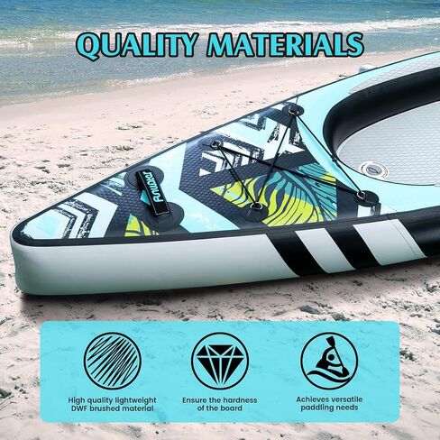 FunWater Inflatable 11’X34.6"X7.9" Kayak Double Air Chamber Kayak with Cockpit Drain Valve for Adults and Children, Complete Accessories, Upgraded Seats, Paddling, Surfing in Kuwait