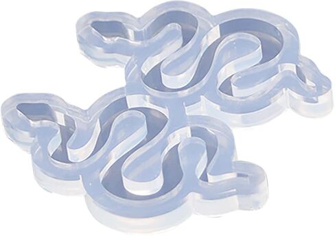 Angel Wings Cute Snake Mold Clear Silicone Mold for UV Resin Epoxy Resin Crafting Jewellery DIY Charms, Chocolate Candy Silicone Mold for Cake Decoration in Saudi Arabia