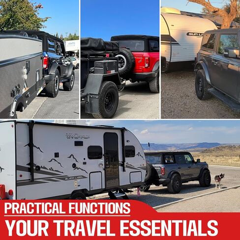 وصلة وصلة مقطورة 2 بوصة لسيارة فورد برونكو 2/4 باب 2021 2022 2023 وصلة وصلة المصد الخلفي الثقيلة ملحقات استقبال برونكو in Kuwait