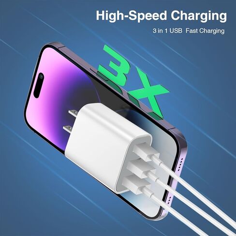 كابل شاحن USB C إلى USB C 3 حزم كابل شحن من النوع C شحن سريع كابل USBC إلى USBC لهاتف iPhone 15 Pro Max Plus Samsung S23 Note 20 iPad Pro Air Mini MacBook in Kuwait