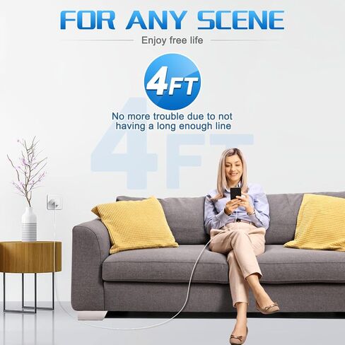 PD 20W Type C Fast Charger Block, Othoking USB C Wall Charger with 4FT USB C to Lighting Fast Charging Data Sync Cable Compatible for iPhone 14 13 12 11 XS XR X 8 iPad More in Kuwait