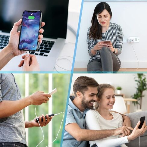 PD 20W Type C Fast Charger Block, Othoking USB C Wall Charger with 4FT USB C to Lighting Fast Charging Data Sync Cable Compatible for iPhone 14 13 12 11 XS XR X 8 iPad More in Kuwait