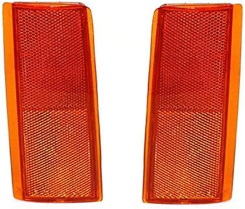 RAREELECTRICAL NEW SIDE MARKER REFLECTOR زوج يسار ويمين متوافق مع شاحنة بيك اب جي إم سي 5974342 GM2556101 in Saudi Arabia