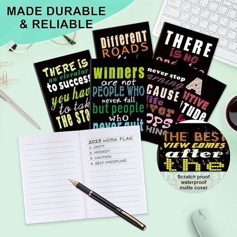 Inspirational Notepads Mini Motivational Notebooks, 36 Bulk Pack Pocket Journal Mini Notepad, Growth Mindset Inspiring Notepads for School Office Home Travel Gift Supplies, Coworkers, Party Favor in Saudi Arabia