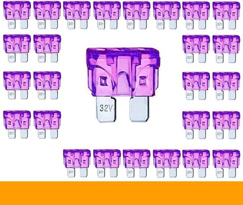 Kodobo 100 Pack Auto Fuses 35 AMP ATC/ATO Standard Regular Fuse Blade 35A Car Truck Boat Marine RV - 100Pack (Standard 35A) in Saudi Arabia