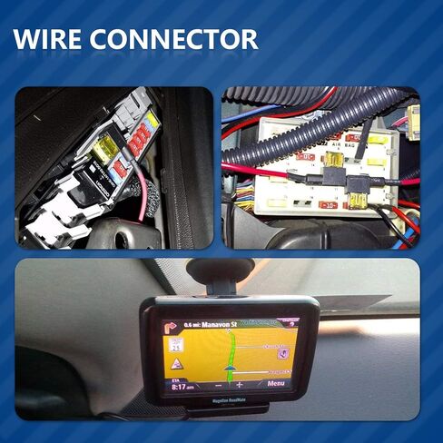 12 حزمة سيارة 12 فولت محول صنبور الصمامات الإضافية، صمام صغير منخفض المظهر، مع 4 أنواع ATO ATC ATM APM حامل الصمامات، تطبيق للسيارات والشاحنات والقوارب (أسود) in Kuwait