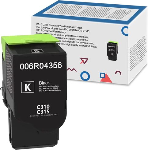 C310 C315 Black Toner Cartridge 3000 Page Yield Replacement for Xerox 006R004356 for Xerox C310 C315 C310DNI C310DNIM C315DNI Printer in Saudi Arabia