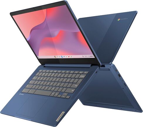 Lenovo Newest Flagship Chromebook, 14'' FHD Touchscreen Slim Thin Light Laptop Computer, 8-Core MediaTek Kompanio 520 Processor, 4GB RAM, 64GB eMMC, WiFi 6,Chrome OS (Renewed), Abyss Blue in Saudi Arabia
