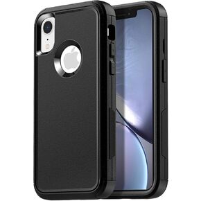 AICase Rugged Case for iPhone XR,Heavy Duty 3-Layer Pocket-Friendly Durable Military Grade Protection Shockproof/Drop Proof Protective Cover for iPhone XR 6.1"_1