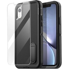 AICase Rugged Case for iPhone XR,Heavy Duty 3-Layer Pocket-Friendly Durable Military Grade Protection Shockproof/Drop Proof Protective Cover for iPhone XR 6.1"_1 in Kuwait