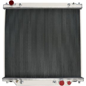 Full Aluminum Radiator compatible with 1999-2005 Ford F250 F350 F450 F550 Excursion 6.8 7.3 V10 V8 4 Row Core Radiators