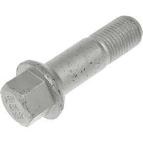 Dorman 610-616 M14-1.50 Wheel Bolt - 17mm Hex, 19.33mm Thread Length Compatible with Select Mercedes-Benz Models, 10 Pack, Silver