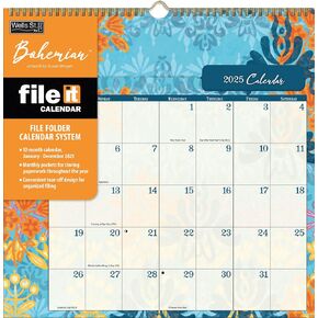WSBL Bohemian 2025 File-It Calendar (25997006032) in Saudi Arabia