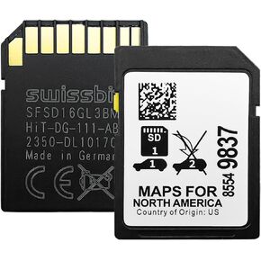 Navigation SD Card Fit for Buick Envision Cadillac XT6 Chevrolet Silverado GMC Sierra 2021 2022 2023, Latest 2023 North America Car Map SD Memory Card Replace 85549837 8554 9837