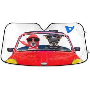 susiyo Windshield Sun Shade Blue Magic Universe Moon Sun Car Front Window Sunshade Foldable Sun Visor Protector Blocks UV Rays Keep Your Vehicle Cool