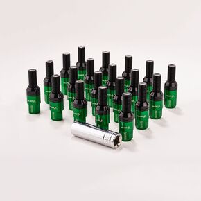 20PCS M14x1.5 Wheel Lug Bolts with 28mm Shank Length Ball Seat, Compatible A3 A4 A6 A8 S4 S6 S8 TT Jetta Allroad VW Quattro Golf Tiguan Passat and Most Ben.Z