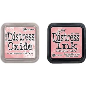 Ranger Ink - Tim Holtz - Distress Oxide Ink Pad & Distress Ink Pad Set - February 2022 Saltwater Taffy, 3x3