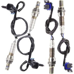 4PCS Oxygen O2 Sensor for 2007 Chevrolet Avalanche Suburban 1500 Tahoe Yukon Yukon XL 1500 5.3L Upstream + Downstream