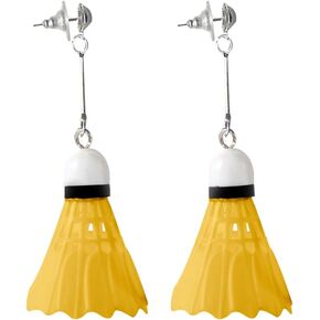 Fashion Badminton Dangle Drop Earrings for Women Teen Girls Funny Tiny Badminton Unique Earrings Personalized Lightweight Earrings Jewelry Gifts