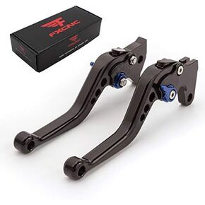FXCNC CNC Aluminum Short Adjustable Brake Clutch Levers Compatible with YZF R3 R25 2013-2021, MT-03 MT-25 MT03 MT25 2015-2021