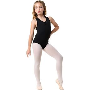 Danz N Motion Double Strap Racer Lace Back Leotard