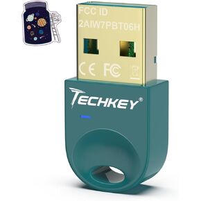 USB Bluetooth Adapter 5.3 for Desktop PC, Really Plug & Play Mini Bluetooth V13 EDR Dongle Receiver & Transmitter for Laptop Computer Bluetooth Windows 11/10/8.1-Citron in Kuwait
