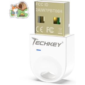 USB Bluetooth Adapter 5.3 for Desktop PC, Really Plug & Play Mini Bluetooth V4 EDR Dongle Receiver & Transmitter for Laptop Computer Bluetooth Windows 11/10/8.1-Talcum in Saudi Arabia