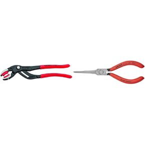 KNIPEX - 81 11 250 Tools - Pipe Gripping Pliers With Replaceable Plastic Jaws (8111250) & - 31 11 160 Tools - Needle Nose Pliers (3111160)