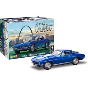 Revell 85-4517 1967 Corvette Coupe Model Car Kit 1:25 Scale 116-Piece Skill Level 4 Plastic Model Building Kit