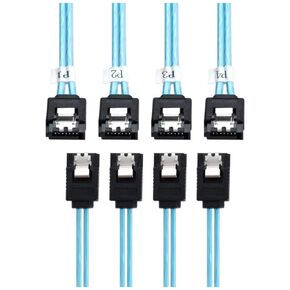 chenyang SAS 4 SATA 7Pin Male Internal Host to 4 SATA 7pin Male Target Hard Disk 6Gbps Data Server Raid Cable 50cm