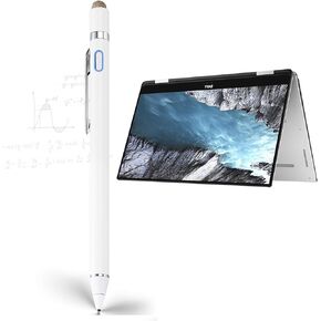 Stylus for Dell XPS 15" 2-in-1 9575 9570 Pen, EDIVIA Digital Pencil with 1.5mm Ultra Fine Metal Tip Pencil for Dell XPS 15" 2-in-1 9575 9570 Stylus, White