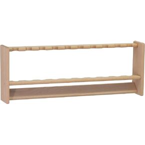 Wooden Mallet, 10, Black Pool Cue Rack