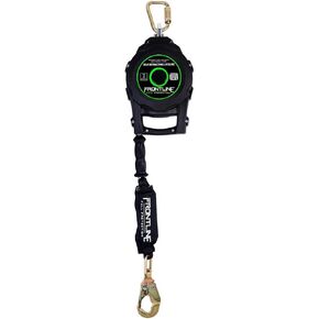 Frontline RPGC50LE Leading Edge Cable Single Leg 50' SRL with Steel Snap Hook End w/Carry on Handle and Tagline | OSHA & ANSI Compliant SRL | Construction Safety Yoyo