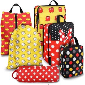 Compression Packing Cubes for Travel- Natural Bohemia Sunshine Luggage Organizers 6 Piece Set-Ultralight, Expandable/Compression Packing Cubes and Travel Organizers