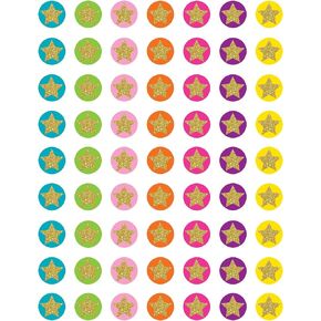 Teacher Created Resources (3602) Confetti Stars Mini Stickers